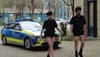 
        Police also protest in Germany (but without pants)
    